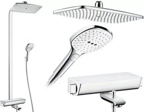 HansGrohe душевая стойка Raindance Select 360 Showerpipe 27113400 купить,NaN