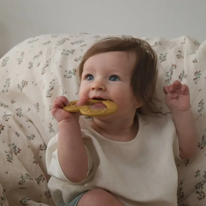 Прорезыватель грызунок BIBS Baby Bitie Heart Peach