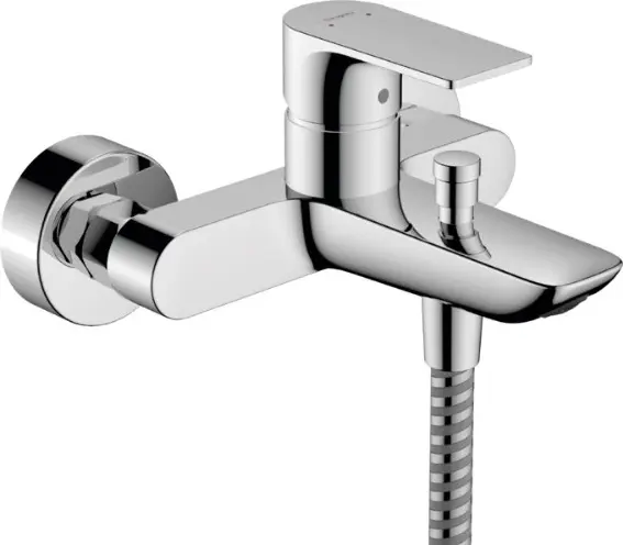 Смеситель для ванны Hansgrohe 72450000, латунь, цвет серебристый купить,NaN