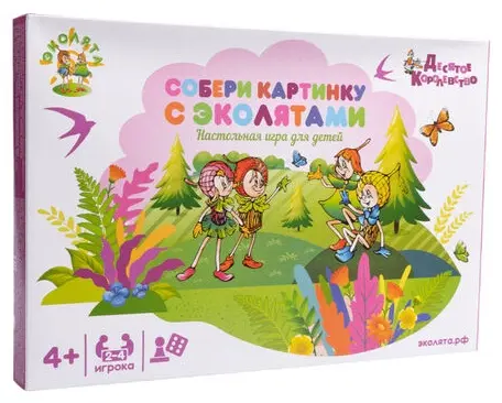 Настольная игра Десятое Королевство Собери картинку с Эколятами - ForteMarket Настольная игра Десятое Королевство Собери картинку с Эколятами купить,NaN