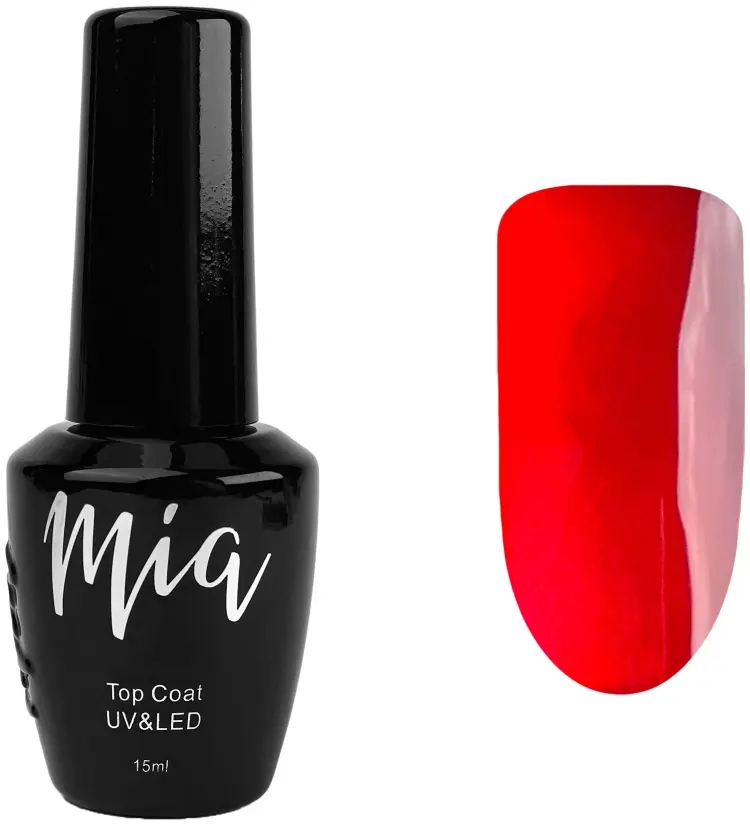 Mia верхнее покрытие Red Vitrage глянцевое 15 г купить,NaN