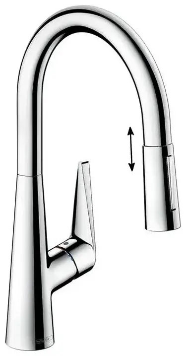 Смеситель Hansgrohe Talis M51 2jet 72813000, латунь, цвет хром купить,386300