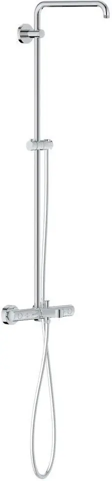 Grohe душевой набор (гарнитур) Душевая система GROHE Euphoria с термостатом для ванны, хром (26243000) купить,NaN
