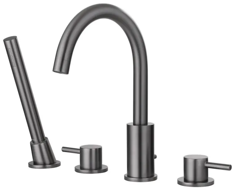 Смеситель для ванны Abber Wasser Kreis AF8113NG, латунь, цвет никель купить,NaN