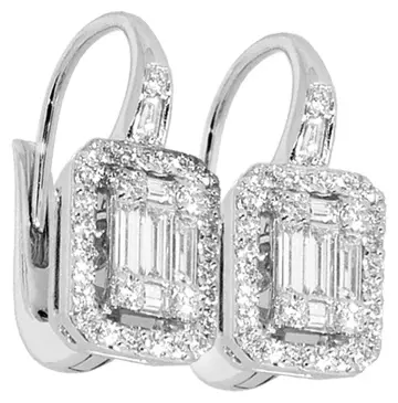 Серьги Crivelli 035-VE25877 вес 6.2 г золото, бриллиант купить,NaN