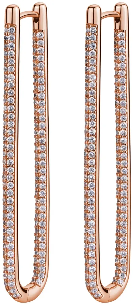 Серьги Rosato RZBI30 вес 9.75 г серебро, фианит купить,107000