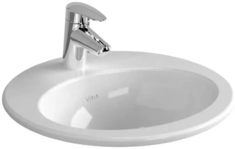 Раковина VitrA S20 5466B003-0001 врезная круглая 42.5х42.5 см, фаянс купить,NaN
