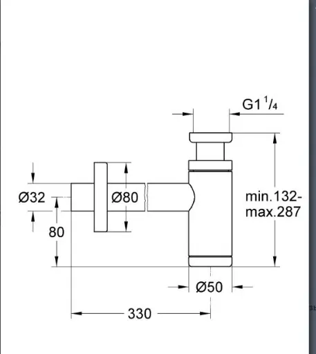 Сифон Grohe 29509KF0 1 1/4 купить,NaN