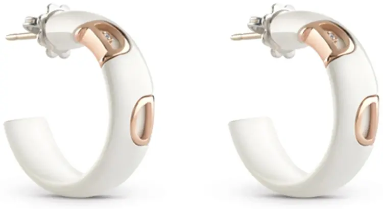Серьги Damiani 20059341 вес 2.5 г золото, бриллиант, керамика - ForteMarket Серьги Damiani 20059341 вес 2.5 г золото, бриллиант, керамика купить,1402000