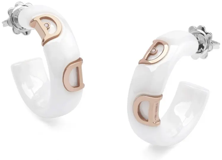 Серьги Damiani 20059341 вес 2.5 г золото, бриллиант, керамика - ForteMarket Серьги Damiani 20059341 вес 2.5 г золото, бриллиант, керамика купить,1402000