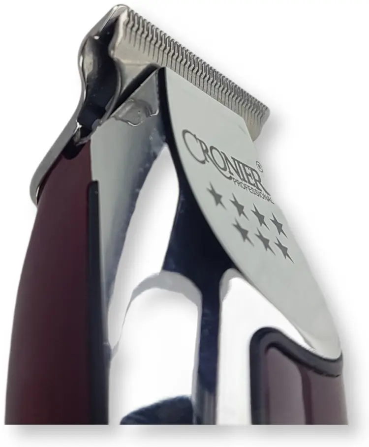 Cronier триммер CR-9220A серебряный, бордовый