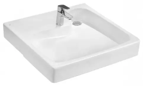 Раковина Santek 1WH501780 над стиральной машиной квадратная 60х60 см, санфарфор