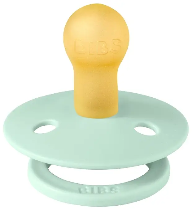 Пустышка BIBS Colour Latex Nordic Mint 0+ месяцев зеленый