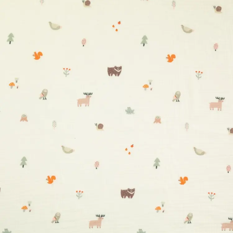 Пеленка текстильная BUBA KIDS BKMUSSW2, 1 шт, 115x115 см купить,NaN