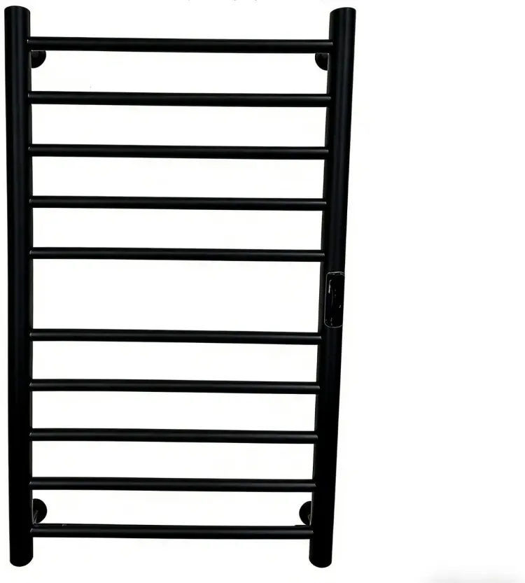 Полотенцесушитель электрический Rein Classic 10-Matte Black, лесенка 45x80 см купить,NaN