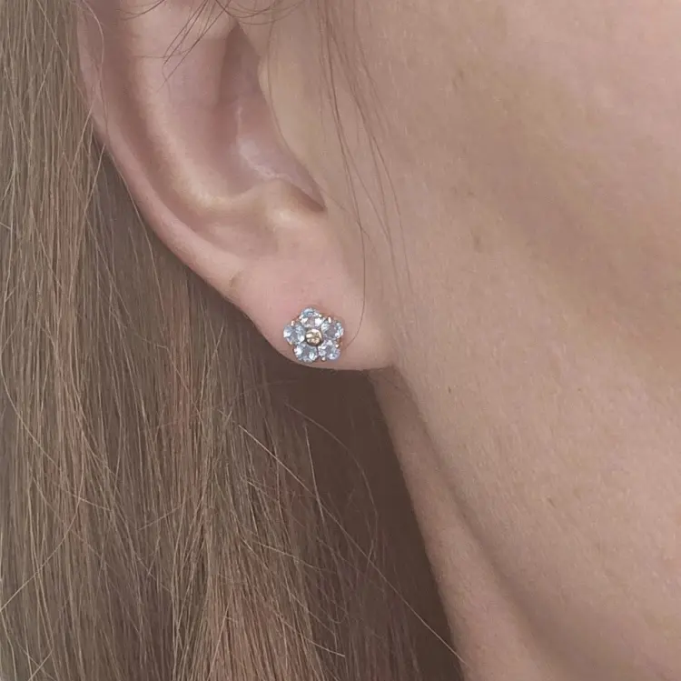 Серьги Deimantas 119408875 вес 1.51 г золото, топаз купить,NaN
