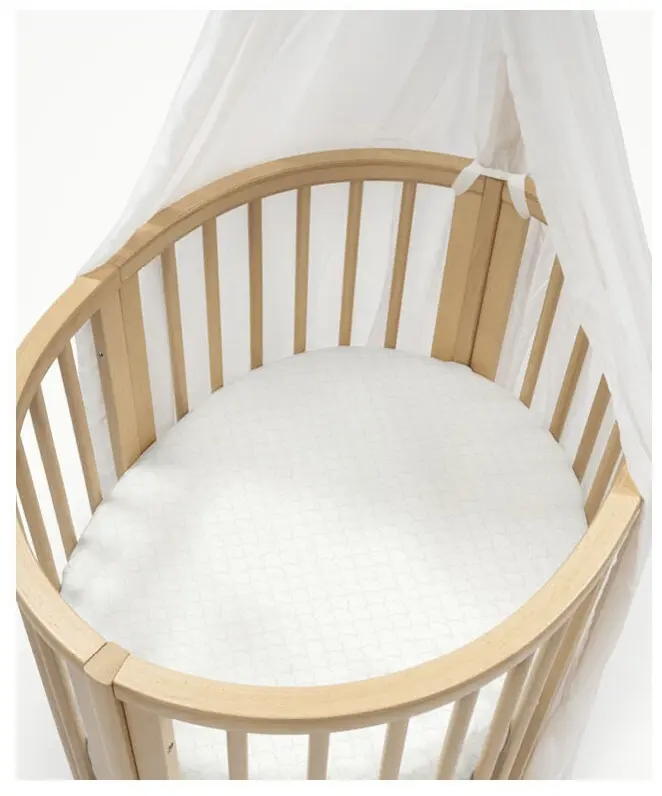 Простыня Stokke 599503, хлопок, белый, серый