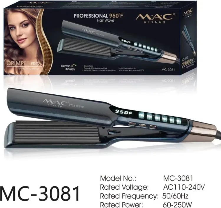 M.A.C MC-3081 щипцы гофрированные купить,NaN