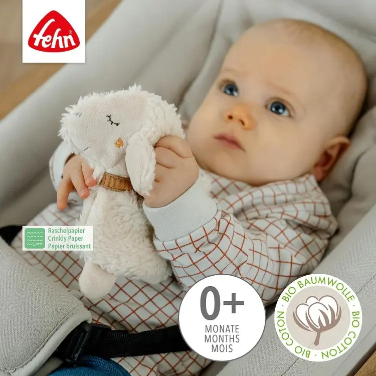 Игрушка-мялка Fehn Овечка NATUR купить,NaN