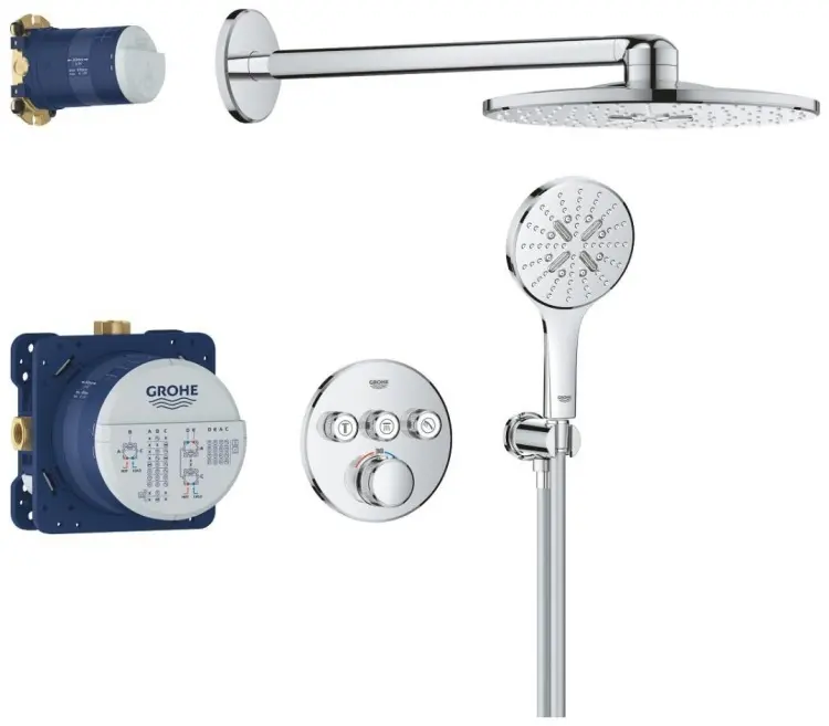 Grohe душевая стойка Grohtherm SmartControl 34863000 купить,NaN