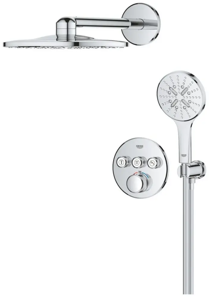 Grohe душевая стойка Grohtherm SmartControl 34863000 купить,NaN