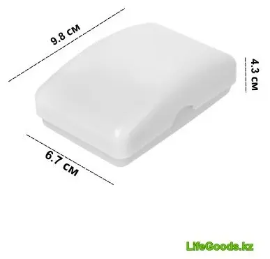 LifeGoods.kz мыльница LG49091 1 шт, пластик купить,NaN