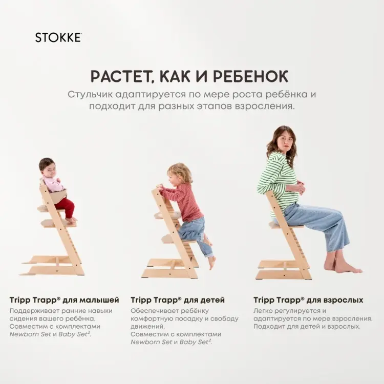 Аксессуары для стульчиков Stokke 650004 темно-серый