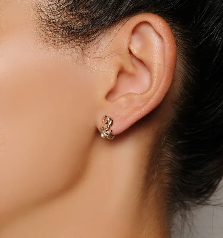 Серьги Династия 006732-1102 вес 2 г золото, фианит купить,136000