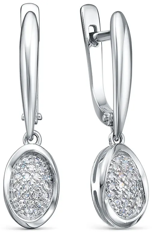 Серьги RoseGrace 5-7189-103-2Б вес 3.03 г золото, бриллиант купить,416213