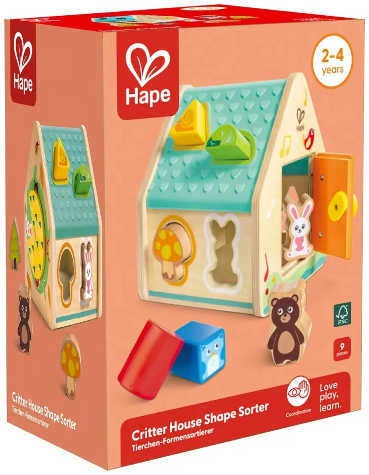 Сортер Hape Домик на дереве купить,14200