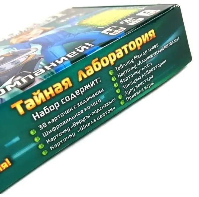 Настольная игра Игра настольная «Квест. Тайная лаборатория» купить,NaN