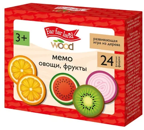 Настольная игра Десятое Королевство Мемо. Овощи фрукты купить,NaN