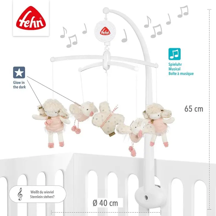 Игрушка-подвеска Fehn Музыкальный мобиль Сказочная Страна