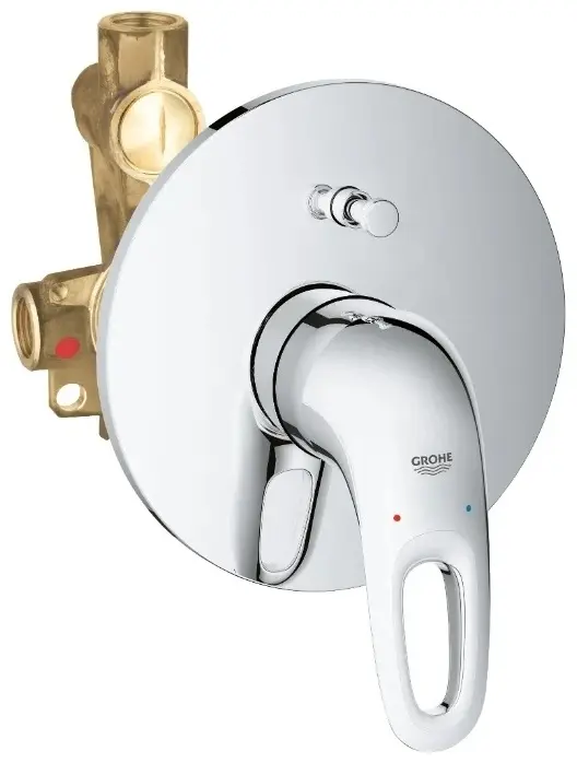 Смеситель для ванны с душем Grohe Eurostyle 33637003, однозахватный