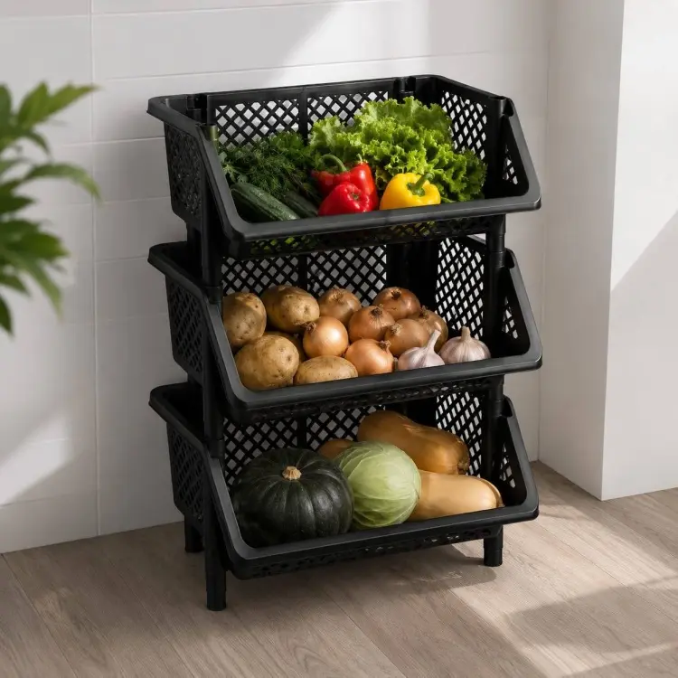 Этажерка универсальная LifeGoods.kz LG56254 60x37.5x66 см, пластик купить,NaN