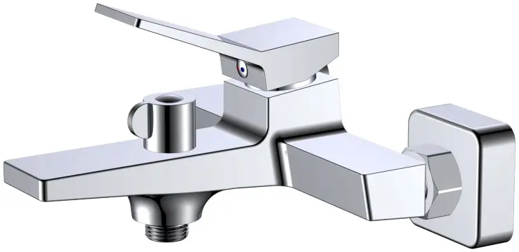 Смеситель для ванны Haiba HB60818, латунь, цвет серебристый купить,NaN