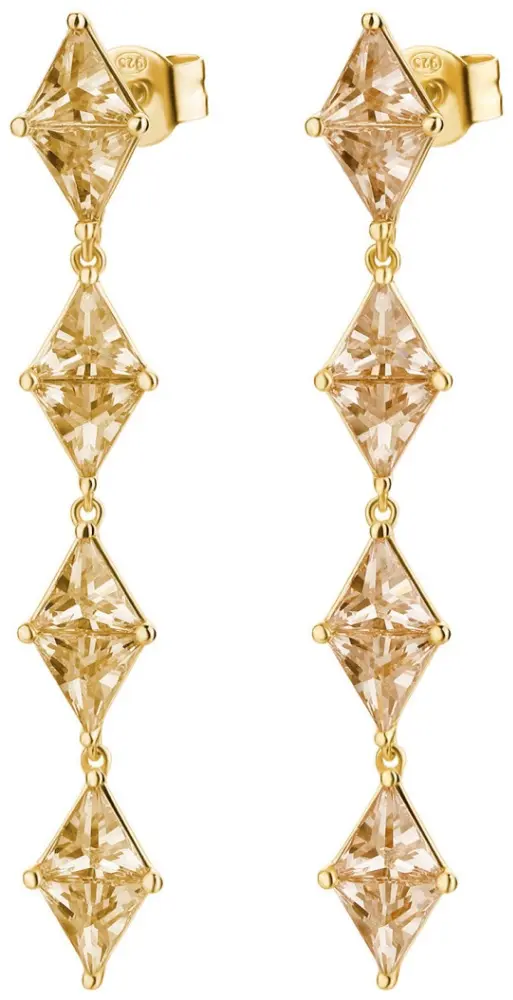 Серьги-цепочки Rosato RZVT26 вес 5.8 г серебро, фианит - ForteMarket Серьги-цепочки Rosato RZVT26 вес 5.8 г серебро, фианит купить,76000