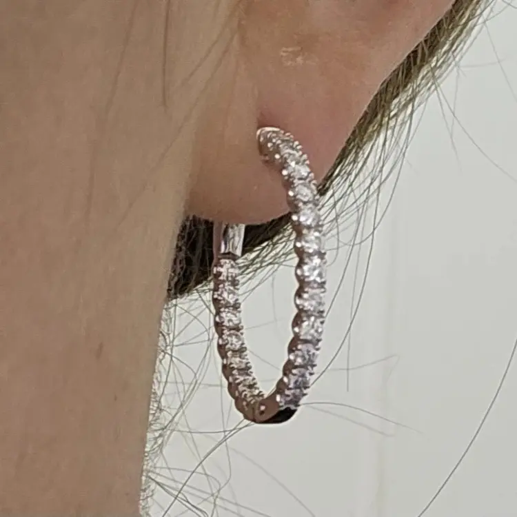 Серьги Deimantas 119591743 вес 4.75 г золото, бриллиант купить,NaN