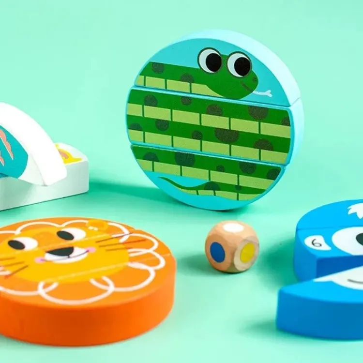 Настольная игра Дженга животные купить,NaN