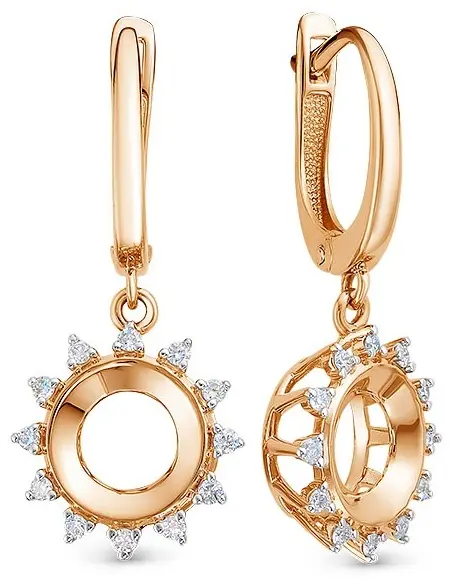 Серьги IMPERIAL C1862-120 вес 3.94 г золото, бриллиант - ForteMarket Серьги IMPERIAL C1862-120 вес 3.94 г золото, бриллиант купить,456836