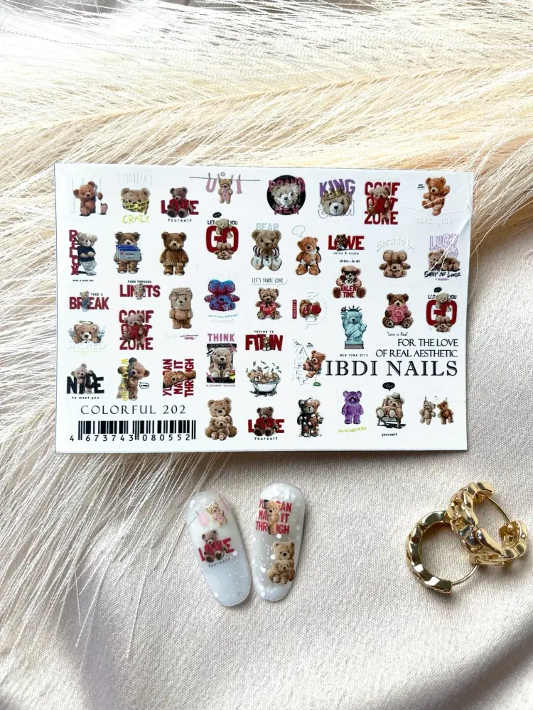 IBDI Nails слайдеры Colorful 202 1 шт купить,NaN