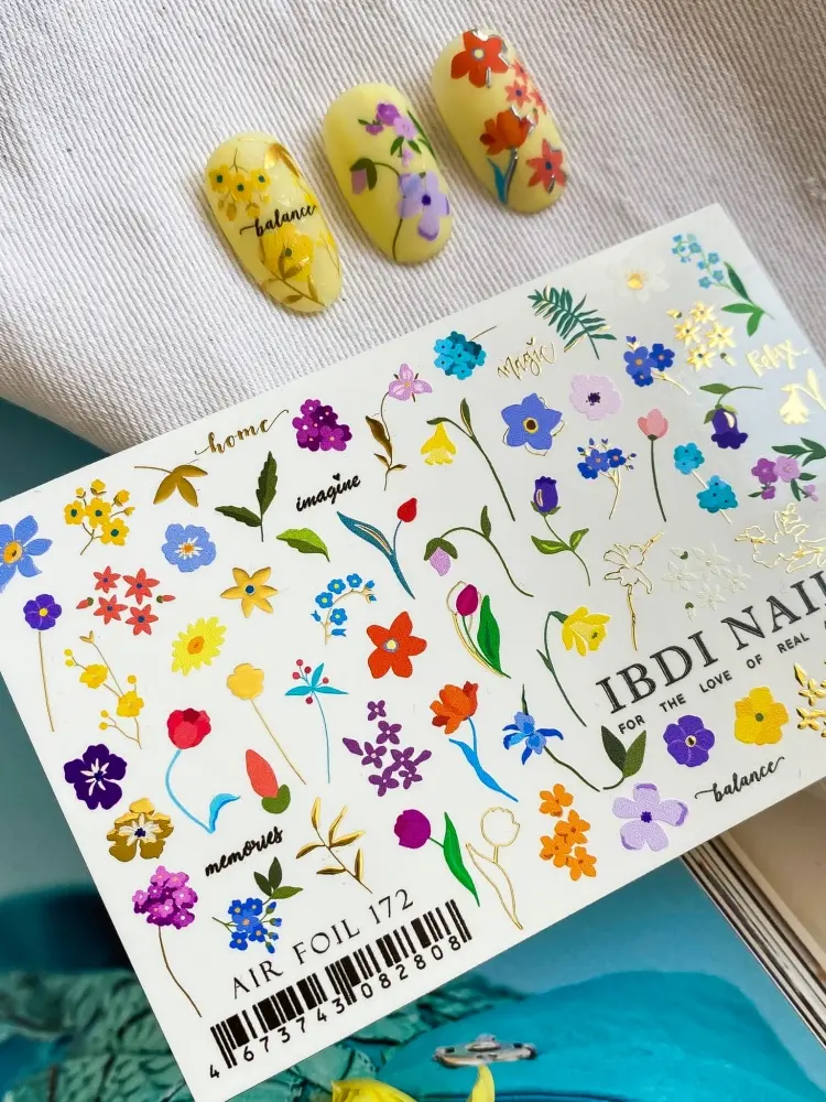 IBDI Nails слайдеры AIR FOIL №172 1 шт купить,NaN