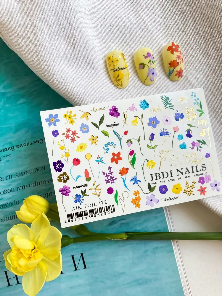 IBDI Nails слайдеры AIR FOIL №172 1 шт купить,NaN