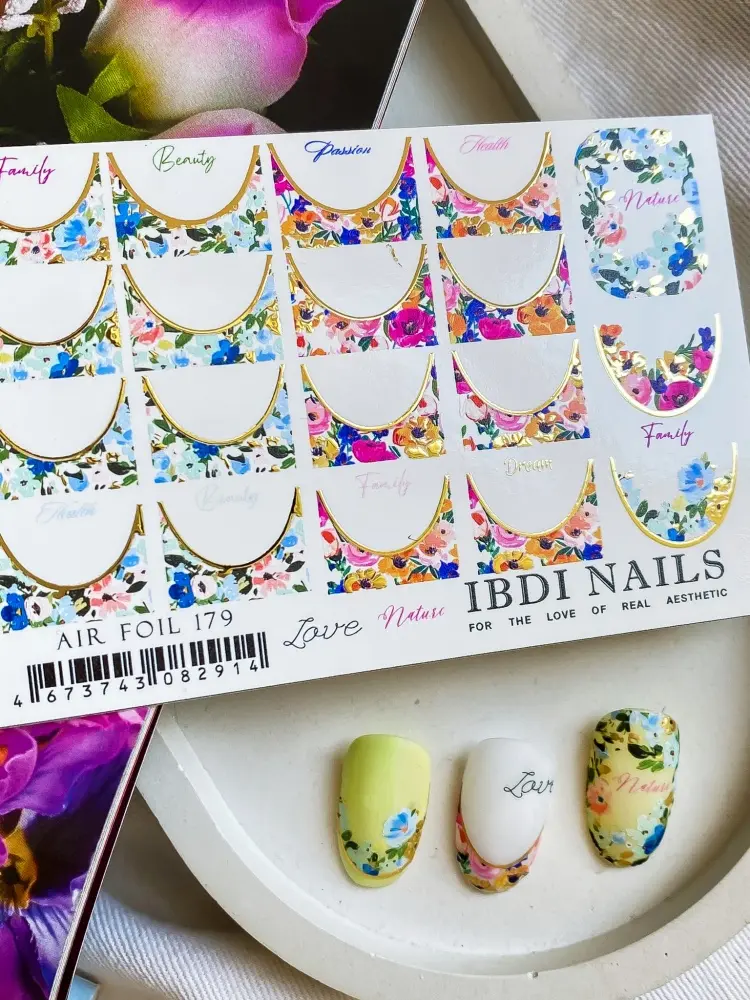 IBDI Nails слайдеры AIR FOIL №179 1 шт купить,NaN