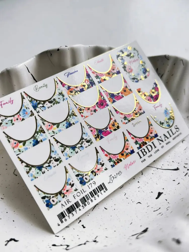 IBDI Nails слайдеры AIR FOIL №179 1 шт купить,NaN