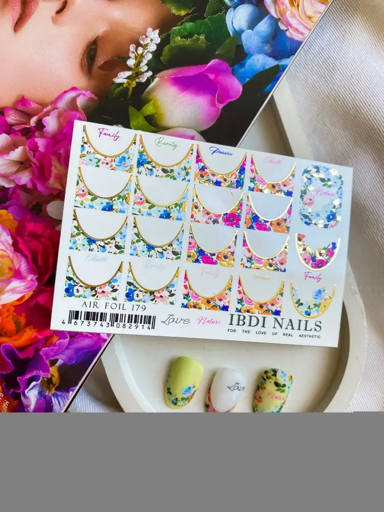 IBDI Nails слайдеры AIR FOIL №179 1 шт купить,NaN