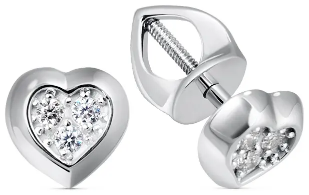 Серьги КРИСТАЛЛ NI99000226773 вес 1.72 г золото, фианит купить,116960