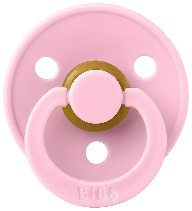 Пустышка BIBS Colour - Baby Pink, 6+ мес., 1 шт, розовый купить,NaN