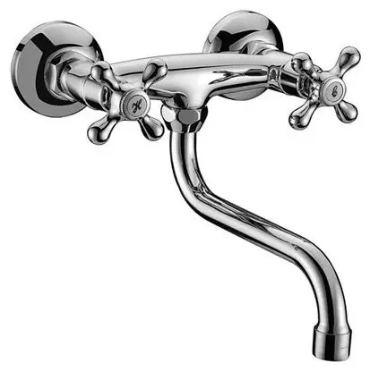 Смеситель для кухни (мойки) Lemark Standard LM2111C, двухзахватный