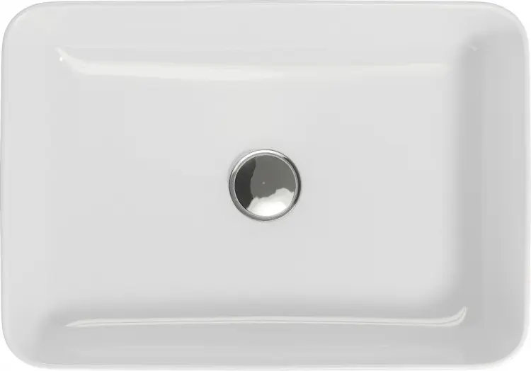 Раковина Cersanit CREA 50 RECTANGULAR накладная прямоугольная 49.5х34.5 см, фарфор купить,NaN